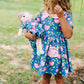 Pink Apples Twirl Dress
