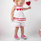 Be Mine Heart Applique Dress & Bloomer Set