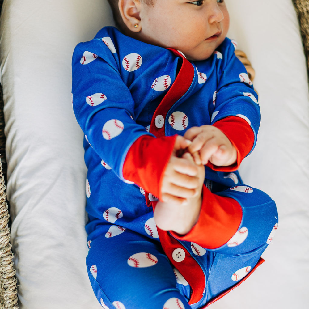 Baseball Buttflap Pajamas