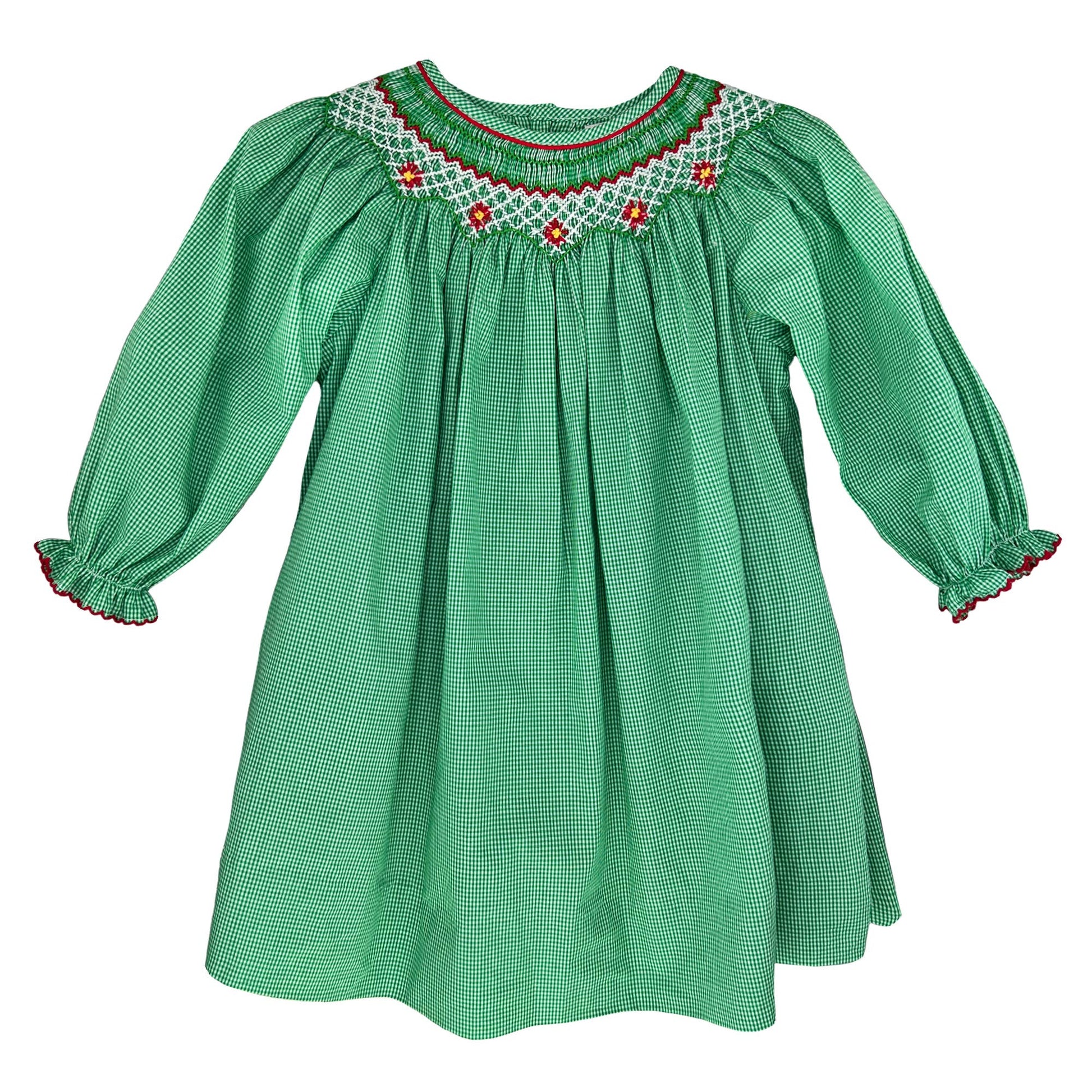 Poinsettia Smocked Dress POPPIBLUE Poinsettia Smocked Dress POPPIBLUE