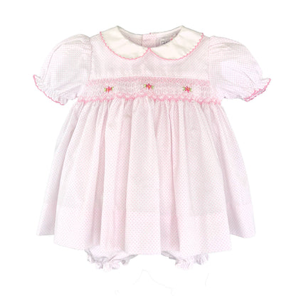 Dress with Corded Smocking