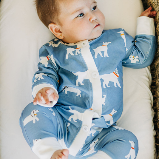 Puppies Buttflap Pajamas