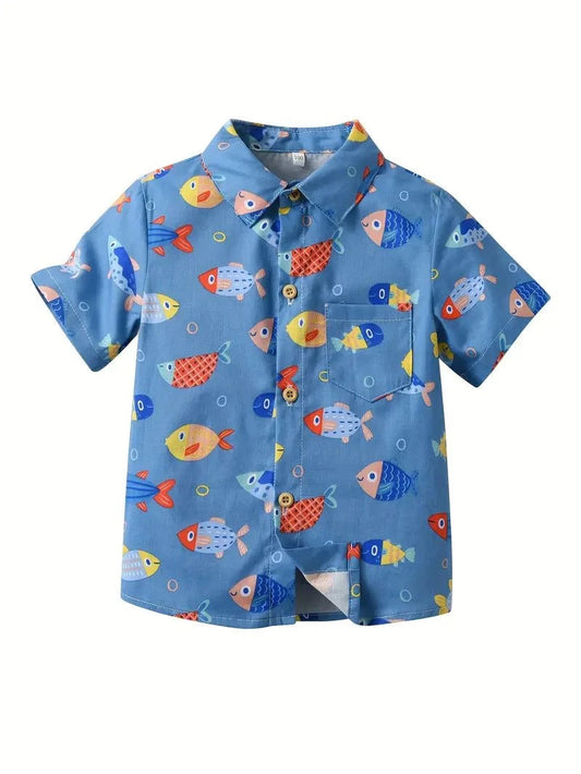 Funny Fish Button Down Shirt