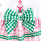 Hole-In-One First Birthday Girls Reversible Golf Bubble