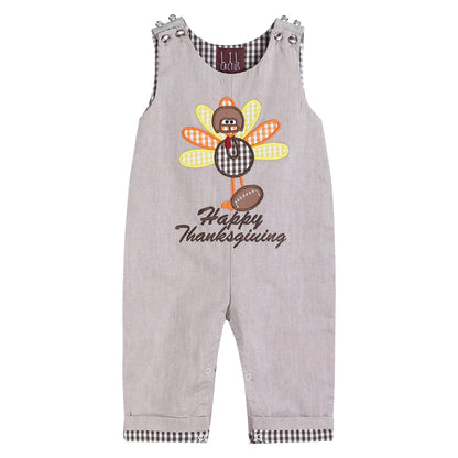 Happy Thanksgiving Turkey Overalls