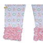 SMOCKED 2 Piece Girls Christmas Deer