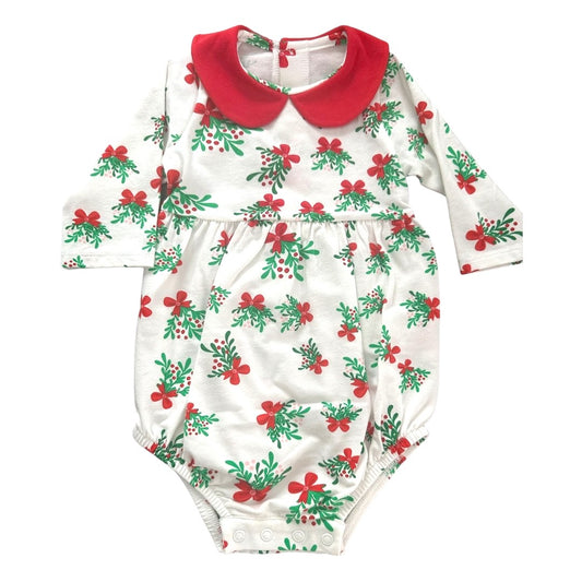 Long Sleeve Christmas Holly Bubble