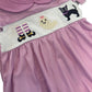 Halloween Purple Cats Tunic Top and Bloomers Set (embroidered)