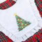 Red Christmas Tree Yoke Dress