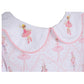 Girl Pink Dress With  Nutcracker Soldiers and Ballerina pattern