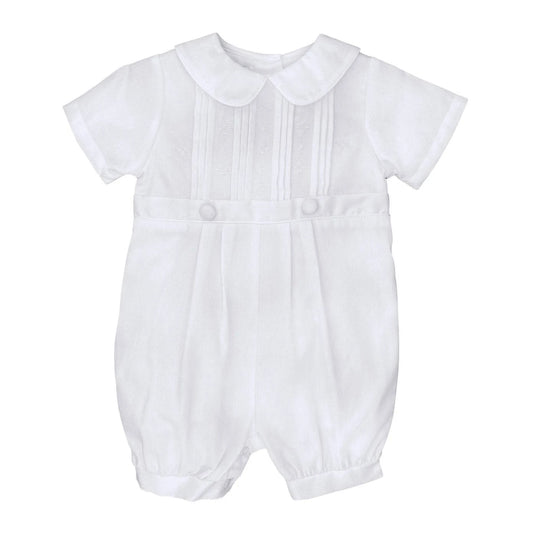 White Christening Knicker with Pintucks